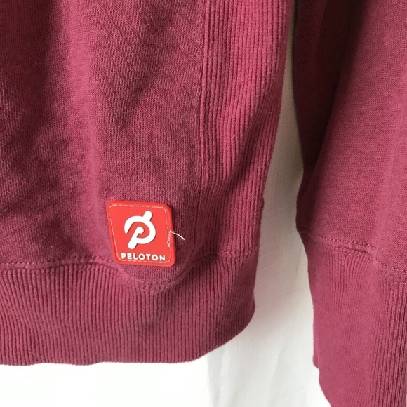 Peloton Women’s medium Magenta Logo full Zip Up Jacket Hoodie - Picture 9 of 10